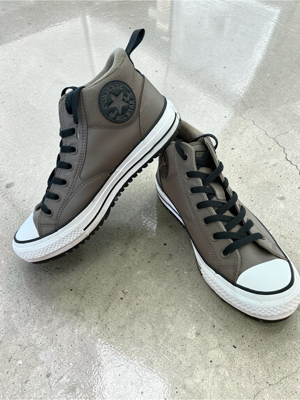 Converse Malden Street Mid Boot Water Repellent Engine Smoke Mens 8.5 Womens10.5